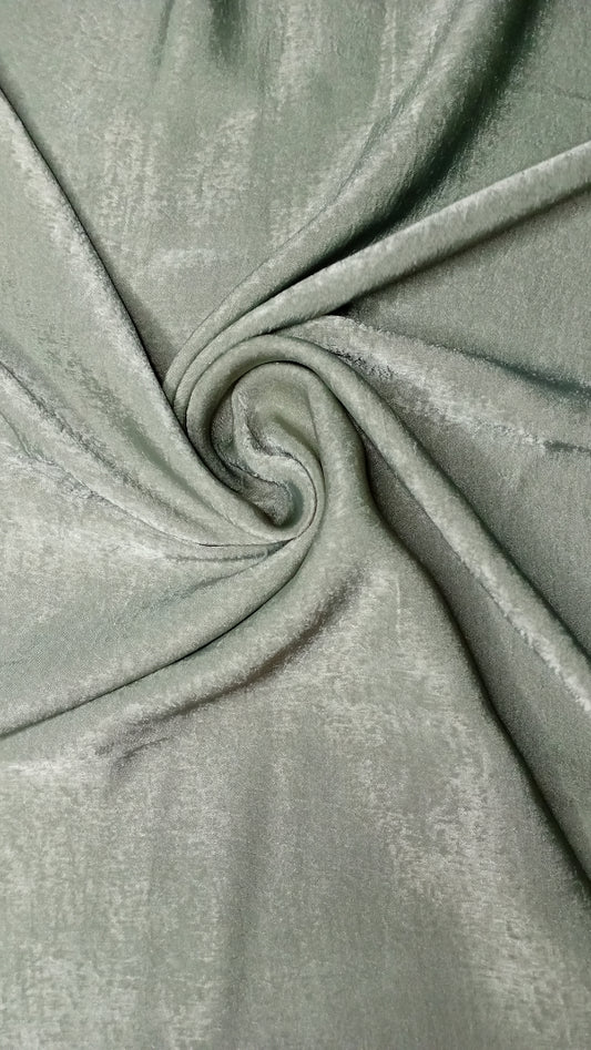 Light Green Marble Silk Hijab