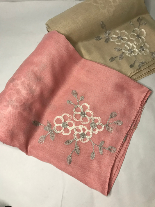 Daisy Embroidery Hijabs